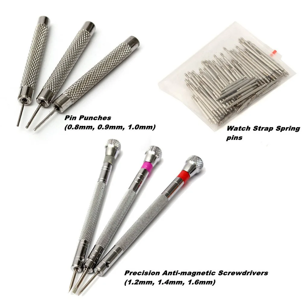 

144pcs/set Watchmaker Tools Clock Strap Remover with Lifting Platform Pry Knife Watch Repair Tool Kits Horlogemaker Gereedschap