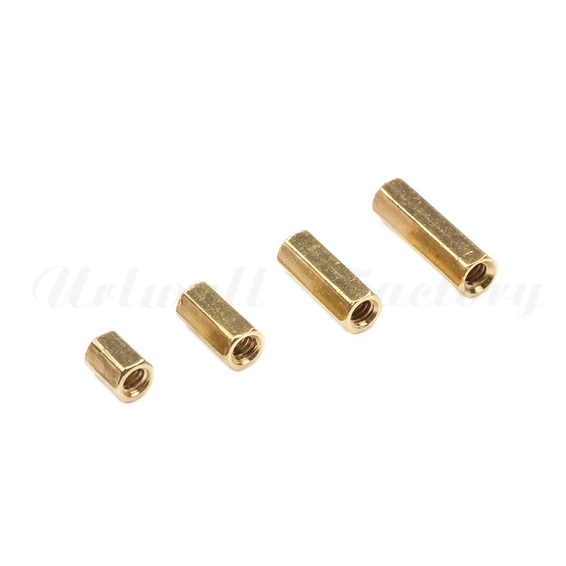 50PCS M2 Hex 4mm/6mm/8mm/10mm Nut Spacing Screw Brass Threaded Pillar PCB Motherboard Standoff Spacer Kit Hardware Parts | Обустройство