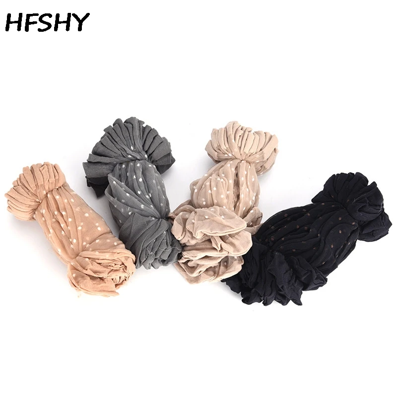 10 / 5 Pairs Of Transparent Socks High Quality Women's Socks Summer Thin Silk Transparent Point Nylon Ankle Socks Women's Socks