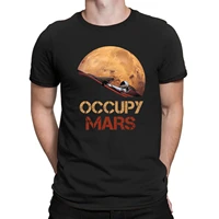 occupy mars starman vintage graphic tee mens cotton black navy t shirt