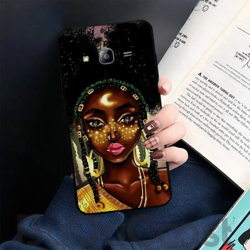 

Black girl Phone Case For Samsung galaxy A6 A10 A20 A30 A50 A51 A71 note 10 plus