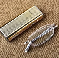 foldable portable reading glasses anti blu anti fatigue natural crystal glass lens 0 75 1 1 25 1 5 1 75 2 2 25 2 5 to 4