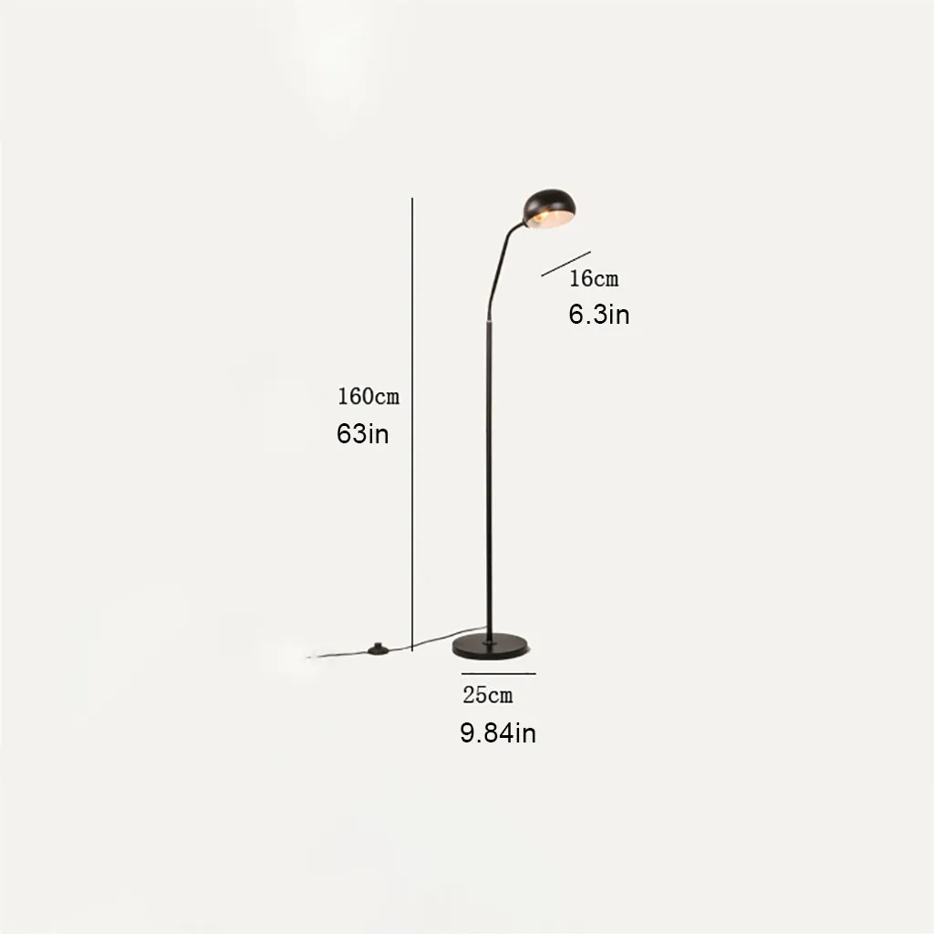Gooseneck Floor Lamp Eye LED Bedroom Living Room Study Bedside Fishing lamparas de techo colgante moderna#0409hwc | Лампы и освещение