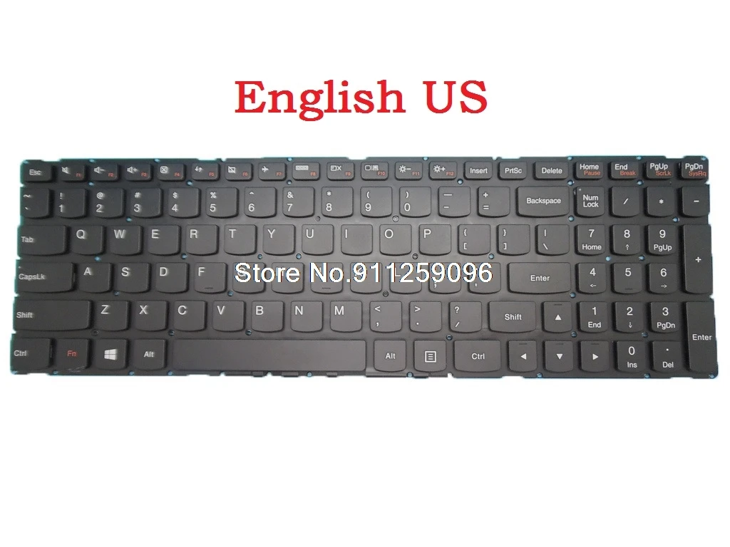 Клавиатура для ноутбука Lenovo IdeaPad 700 15 15ISK английский США SN20K28251 LCM15H83US 6861 T6ZP1 US без