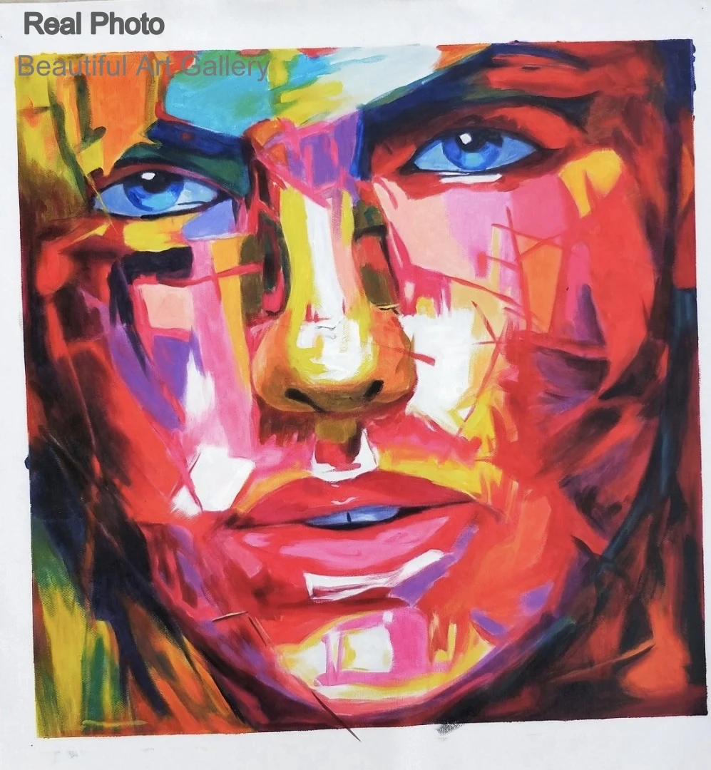 Nielly Francoise художественная работа украшение на стену картина маслом портрет лицо