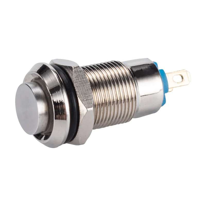 8 мм мини металлический кнопочный выключатель мгновенный светодиодный 3В 5В 220В