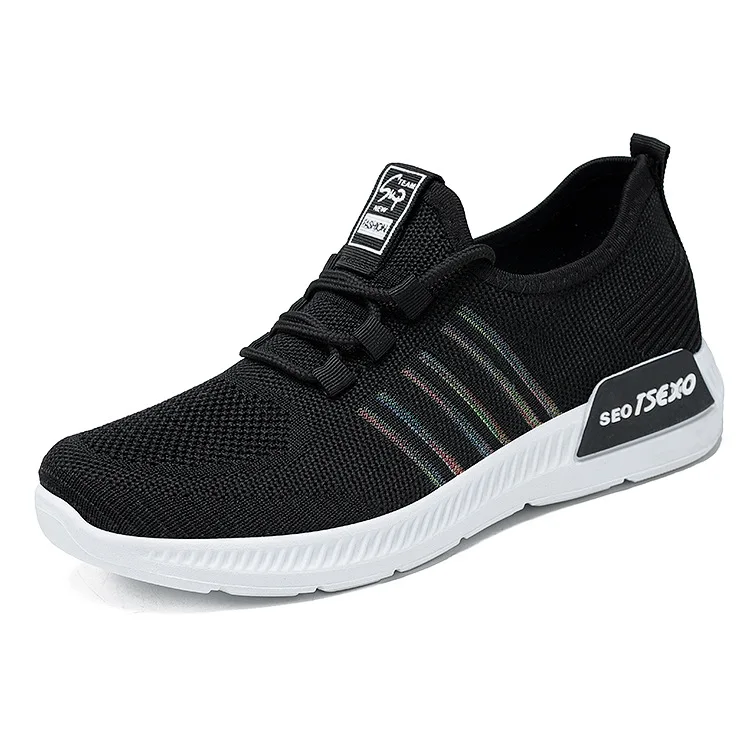 

Running Shoes Women Breathable Casual Shoes Outdoor Light Weight Sports Shoes Casual Walking Platform Ladies Sneakers Black
