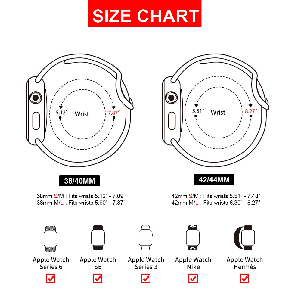 Soft Silicone Watchband for Apple Watch Band 6 Se 5 4 Series 40MM 44MM With buckle Strap on Smart iwatch Bracelet  3/2 38MM 42MM