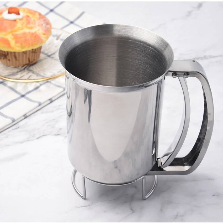 Ручной Дозатор для блинов из нержавеющей стали Воронка кексов и теста выпечки