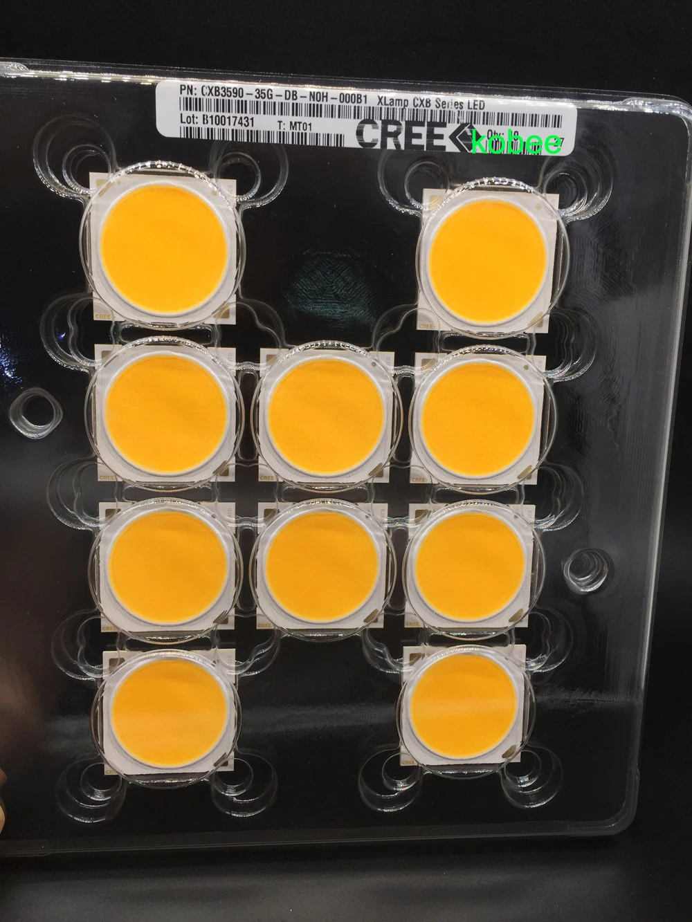 10 шт./лот оригинальный Cree COB CXB3590 СИД CXB 3590 3500K дБ бункер для е байка 36В|Промышленные
