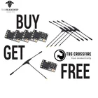 Команда BlackSheep TBS Crossfire Nano RX SE 5-Pack Combo (w Immortal T антенна V2) для радиоуправляемых дронов Rc моделей