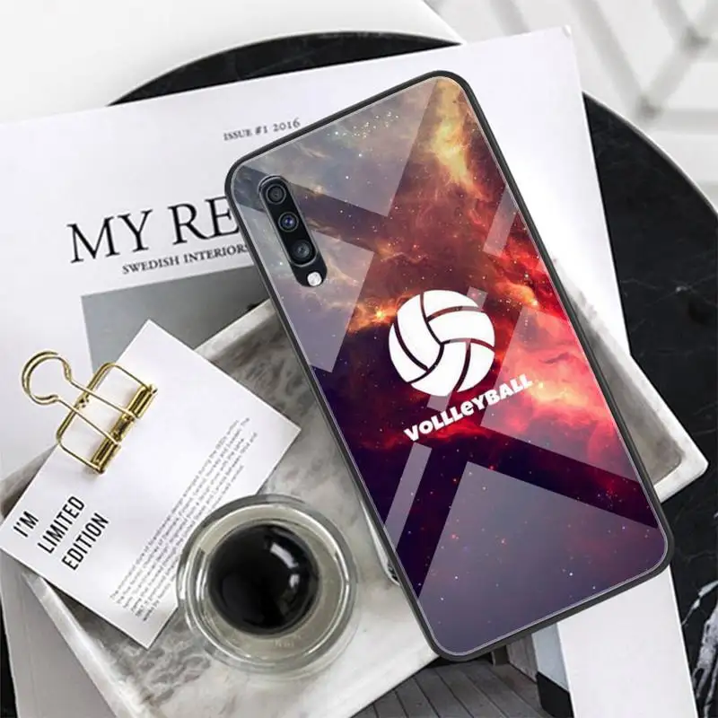 

Volleyball Sports Phone Case Tempered Glass For XiaoMi 8SE 6 8lite MIX2S Note 3 Redmi Note 7 5 4 Redmi 6A 5Plus 4X