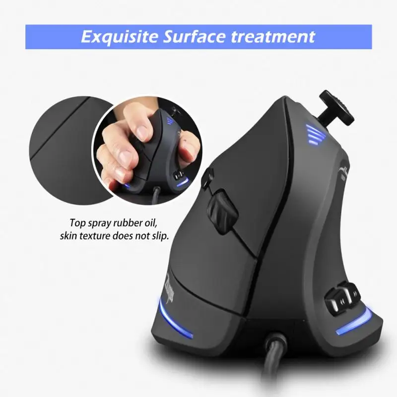 

Ergonomic Vertical Mouse 2.4G Wireless Right Hand Computer Gaming Mice 11 Keys USB Optical Mouse Gamer Mouse For Laptop PC