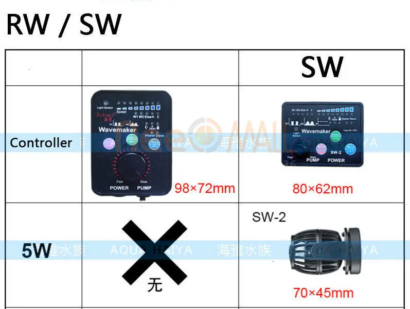 Jebao морской аквариум Беспроводной волны чайник насос SW-2 SW-4 SW-8 SW-15 RW4 RW8 RW15 RW20 Коралл цилиндр аквариума Водолей Марино