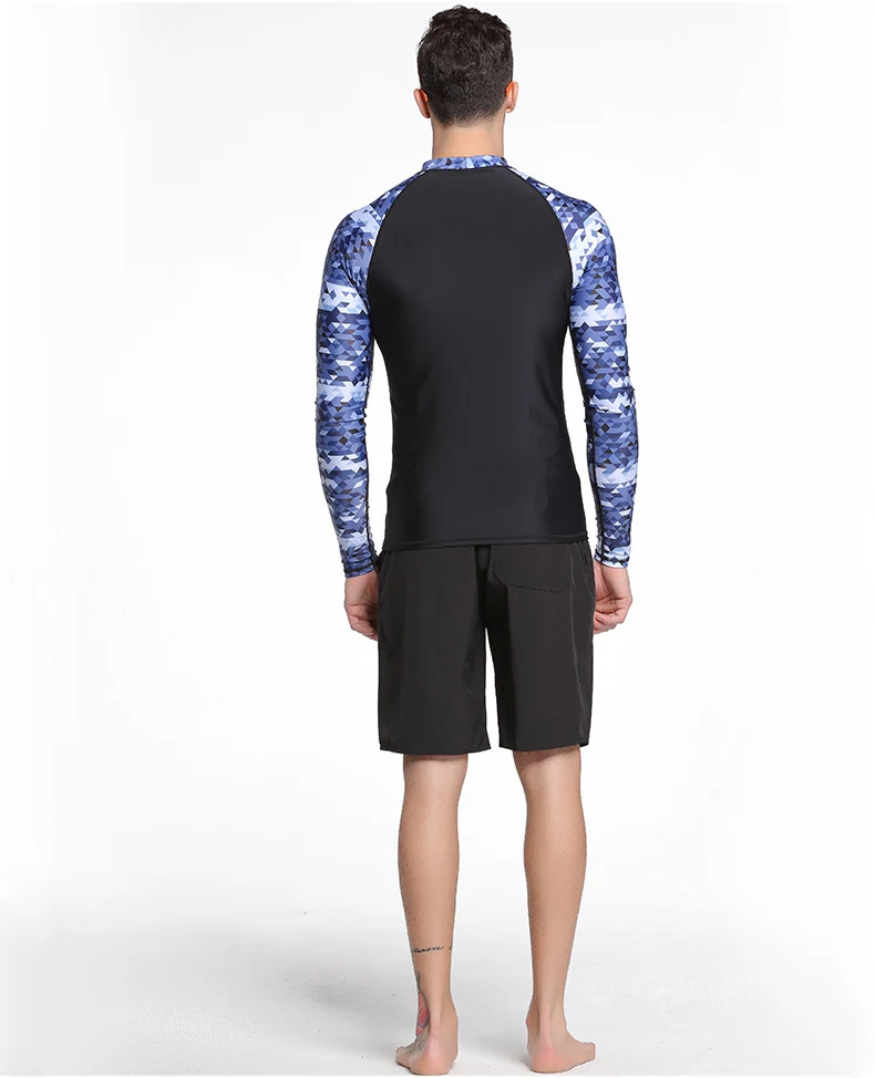 Профессиональный Rashguard плюс 3XL мужской дайвинг с длинным рукавом UV400 купальный костюм для серфинга Сноркелинг купальный костюм «Медуза» Пляжная одежда