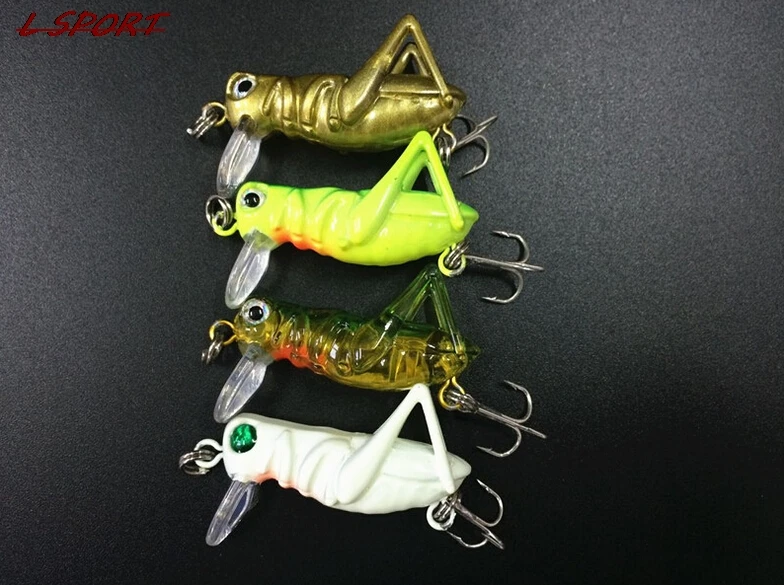 1 шт. Кузнечик насекомые рыболовные приманки снасти для морской рыбалки Летающий