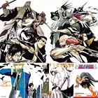 Классическая японская мультяшная зеленая отбеливающая винтажная крафт-бумага высокой четкости Настенная Наклейка для бара домашнее Искусство Декор подарки