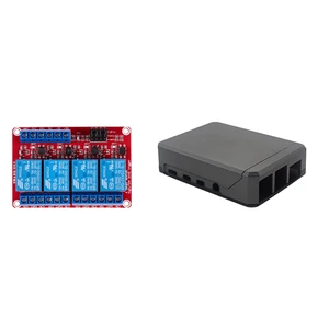 hot 5v high low level with trigger opto isolator 4 channels power relay module with for argon neo for raspberry pi 4 case free global shipping