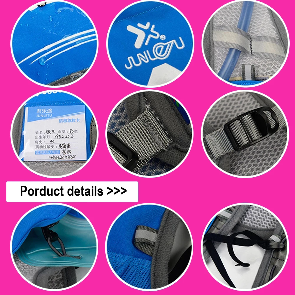 Women Ultralight Running Hydration Backpack Pink Breathable Sport Jogging Men Trail Marathon Bag Water | Спорт и развлечения