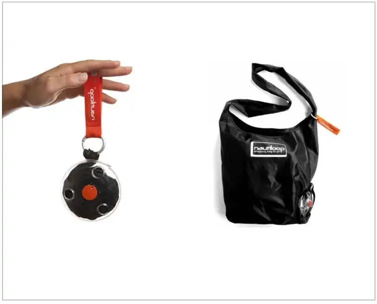 Горячая Распродажа Nautiloop Magic Mini складываемый и кошелек сумка для покупок через