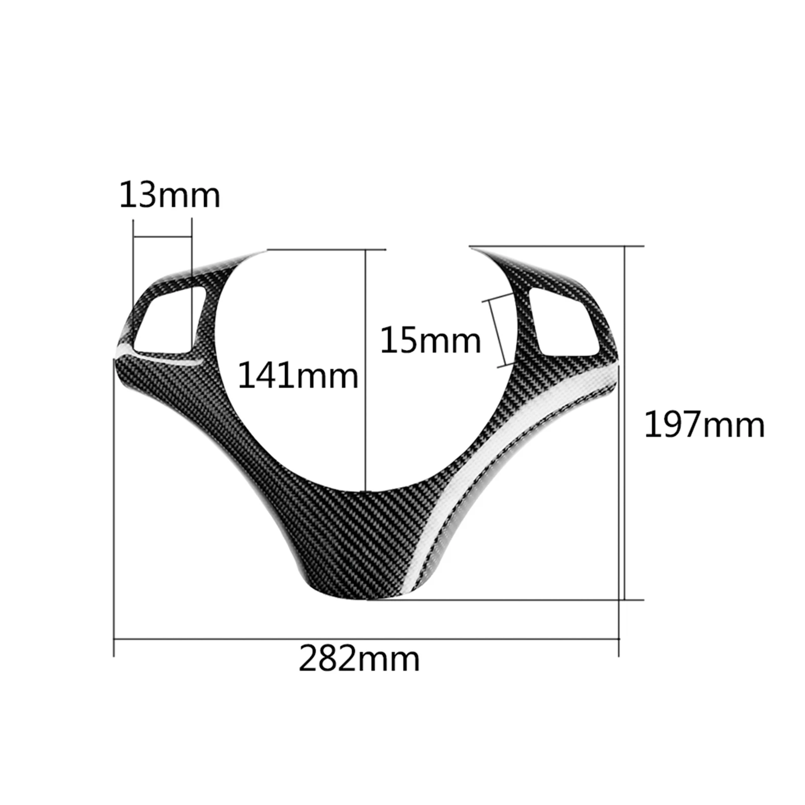 

Red M Button Steering Wheel Sticker for BMW 3 Series E90 E92 E93 LCI 2008-2013