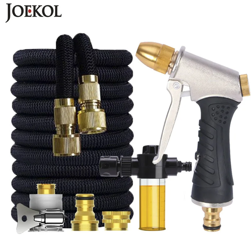 

Садовый шланг с распылителем воды, магический шланг, расширяющийся шланг для полива машины высокого давления