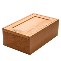 cedar wood lined cigar storage case box sliding lid cigar box portable humidor box cigar case fit 30 40 cigars