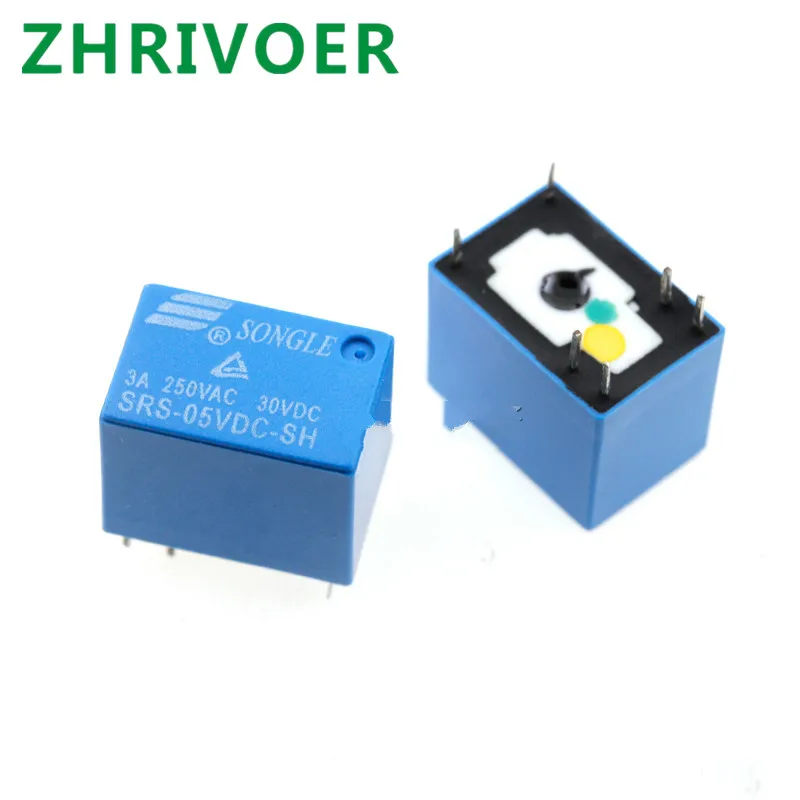 Srs-05 12 24vdc-sl SH group I 6-контактное реле серии 4100 3 А 5 шт. | Обустройство дома