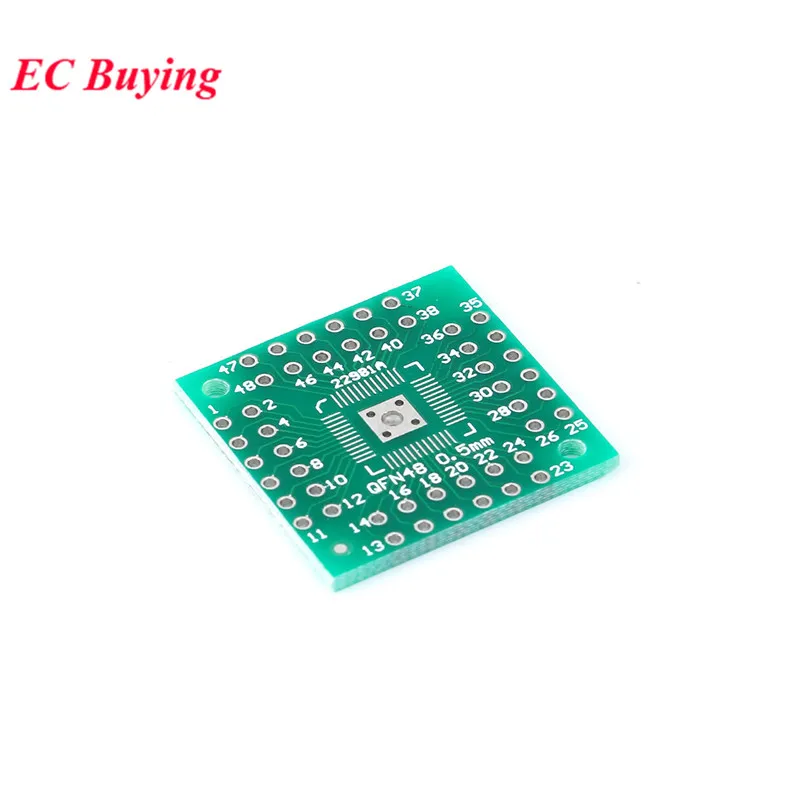 10 шт. HTQFP QFN48 к DIP48 QFN44 QFP48 QFP44 PQFP LQFP для DIP 0 5 мм Печатная плата адаптера SMD шаг платы