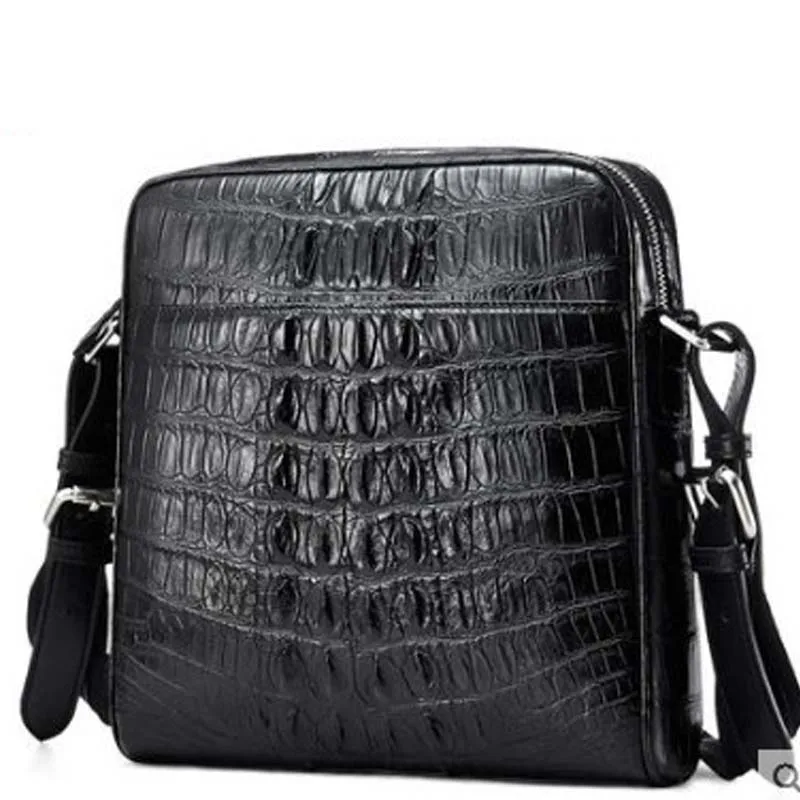 Крокодиловая сумка Cestbeau для мужчин деловая повседневная кожаная крокодиловая на