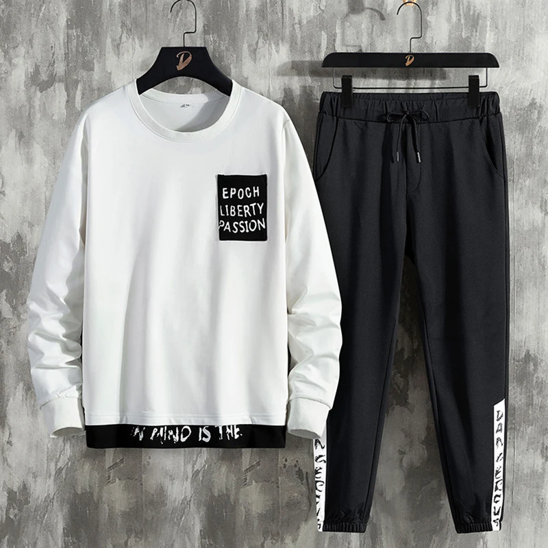 

Мужской спортивный костюм с длинным рукавом, размеры до 8XL