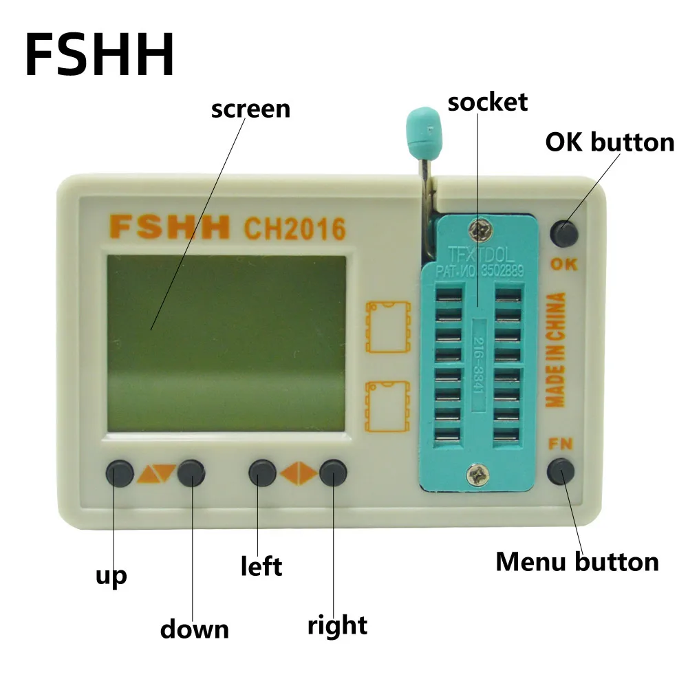 CH2016 Мини Многофункциональный автономный программатор 24 25 93 SPI FLASH AVR автономное