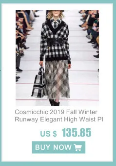Cosmicchic, Женский Осенний Блейзер, юбка, комплект из 2 предметов, шерстяная куртка с длинными рукавами и поясом, красная клетчатая сетчатая юбка, Плиссированные Юбки-миди, костюм