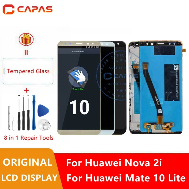 Оригинальный ЖК дисплей и рамка для Huawei Mate 10 Lite сенсорный экран Nova 2i сменный