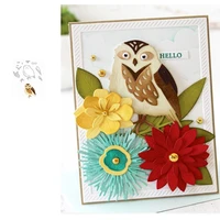 animal owl die new cutting dies stamps scrapbook dariy decoration stencil embossing template diy greeting card handmade gift