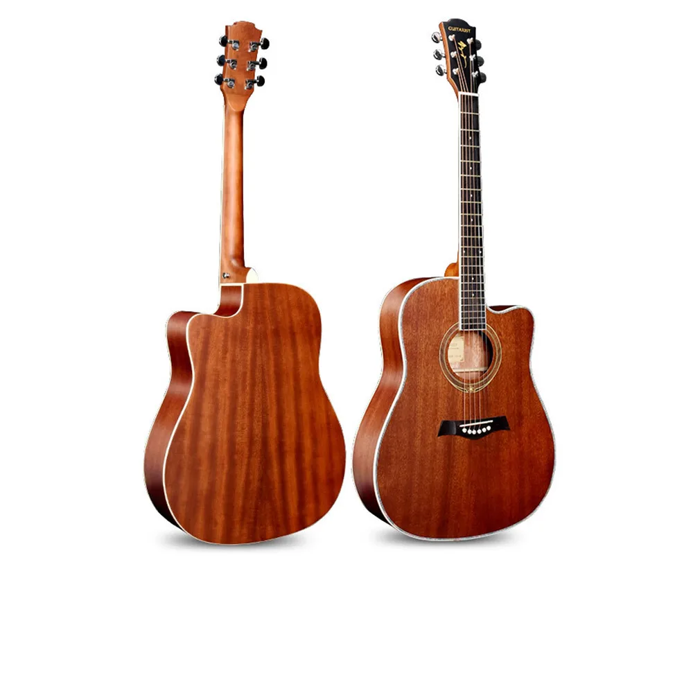 1 шт. гитары 40 41 дюймов Акустическая гитара с грифом из палисандра ra Sapele