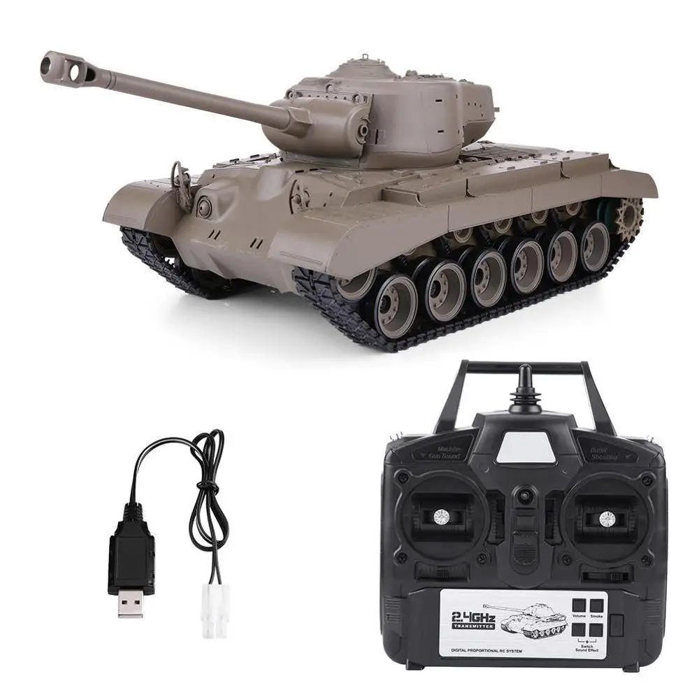 3838-1 American M26 Heng Long 3889-1 2,4 GHz rc Танк 1/16 пульт дистанционного управления немецкий леопард 2 A6 боевой танк мировой симулятор Танк модель игрушки Детский подарок - Цвет: 3838-1 American M26