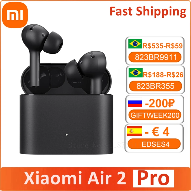 TWS наушники Xiaomi Air 2 Pro беспроводные bluetooth с активным шумоподавлением|Наушники и