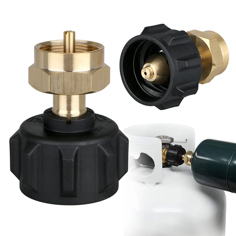 

1PC Propane Refill Adapter Lp Gas Cylinder Tank Coupler Heater Bottles Adaptor QCC1 Outdoor Cooking Tool Practical
