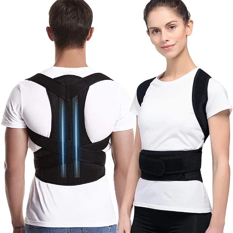 

Posture Corrector for Men and Women Back Posture Brace Clavicle Support Stop Slouching and Hunching Adjustable Back Trainer