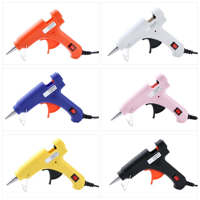 

Hot Melt Glue Gun 20W Sticks Mini Hot Glue Gun Hot Melt Glue Gun DIY Power tool Small Craft Projects and Quick Repairs For Kits