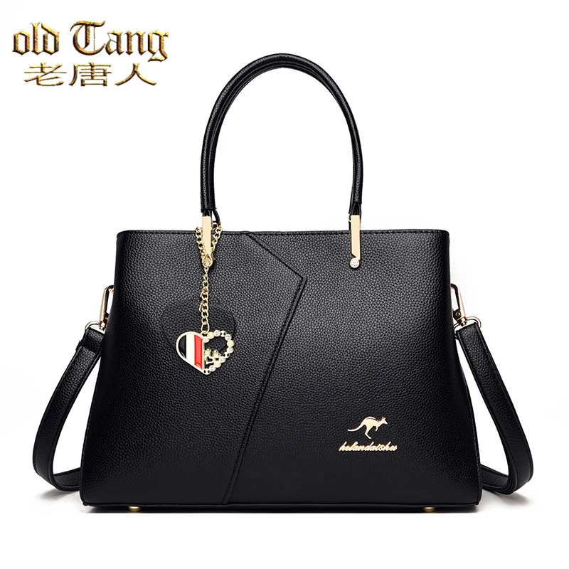 

Модная повседневная сумка OLD TANG, кожаные Наплечные сумки высокого качества для женщин, 2021, Новая Европейская мода, сумка через плечо, Sac A Main