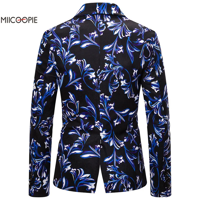 Мужской костюм с принтом блейзеры мужские костюмы роскошная мужская одежда для