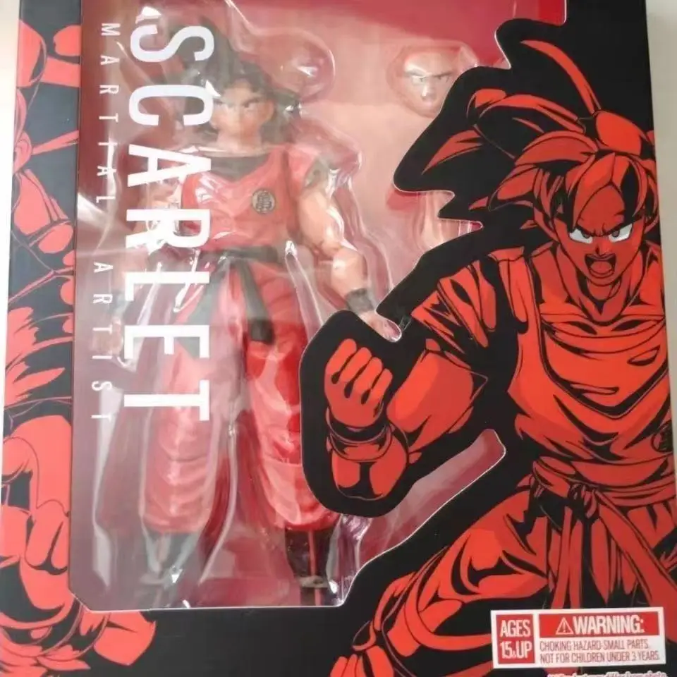 In Stock Demoniacal Fit Model Red Goku Kong Action Figure Pvc Model Toys