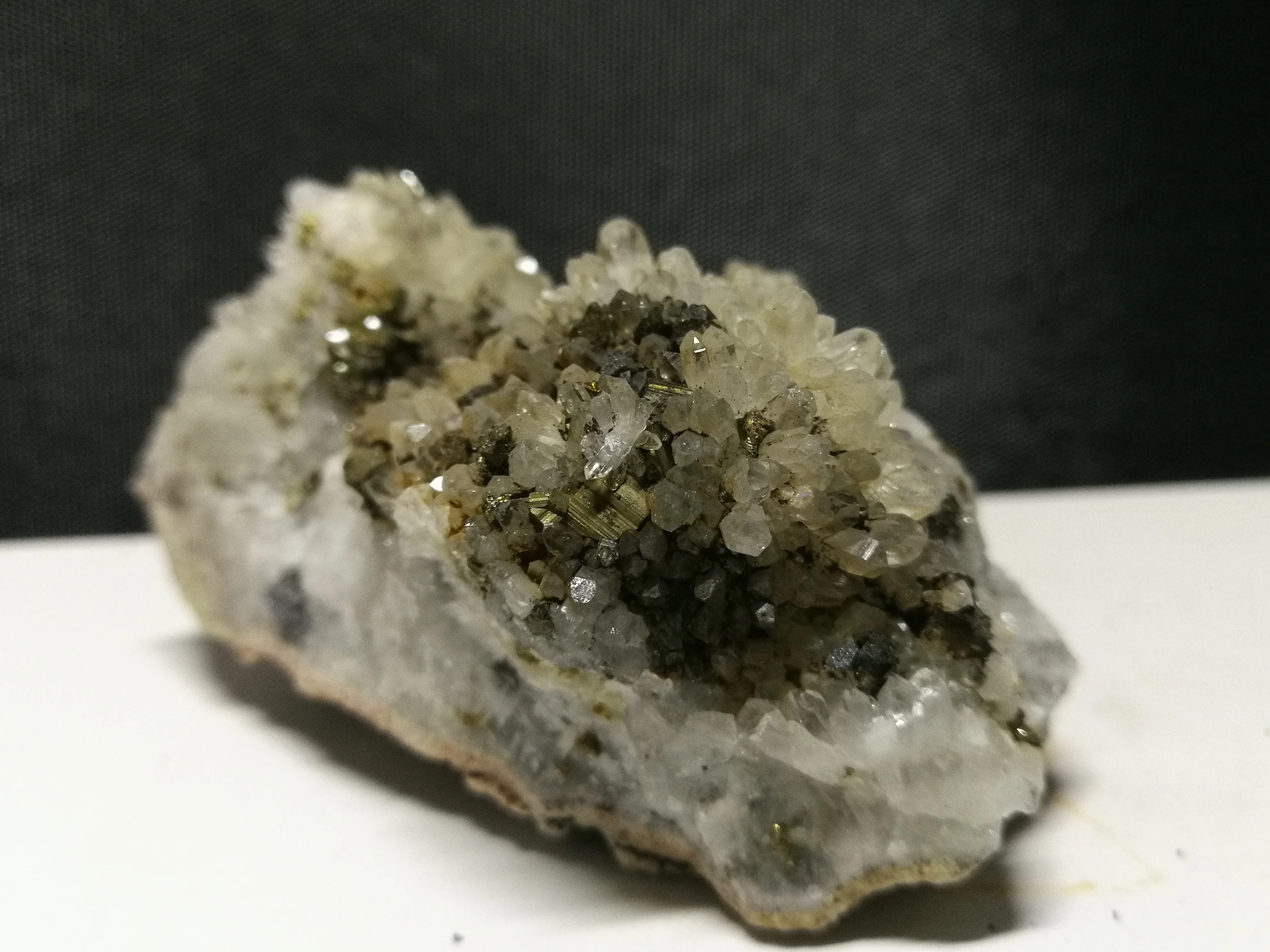 Минеральный Образец кварца gPyrite 150 7 натуральный кластер белого кристалла | Дом и