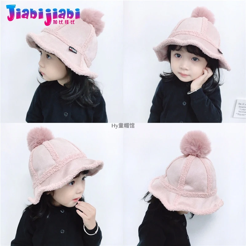 Детский головной убор в семейном стиле зимняя Вельветовая шапка из оленьей кожи