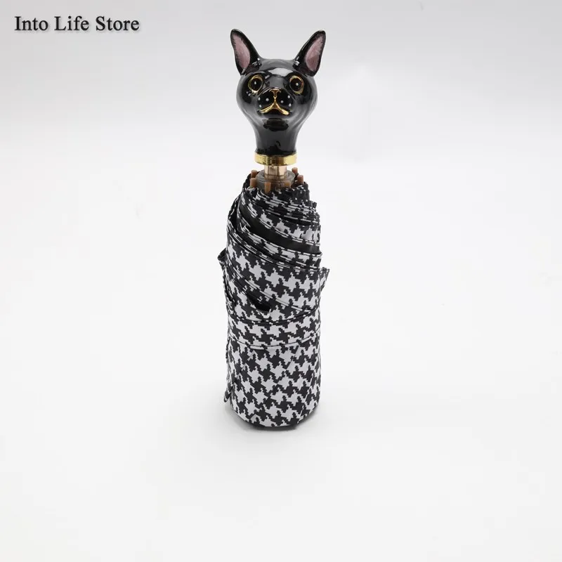 

Luxury Animal Head Mini Umbrella Sun Luxury Folding Umbrella Rain Women Parasols UV Small Umbrellas Parasols Gift Ideas UPF50+