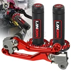 Рычаги поворотного тормоза для Honda CRF250R CRF 250R CRF 250 R CRF250 R 2004 2005 2006 CNC, ручка кроссового велосипеда, рукоятка на руль