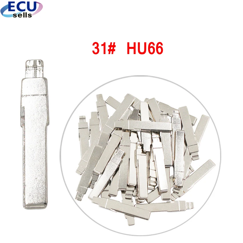 50PCS 10PCS Universal Auto Car Remotes Flip Blade 31# for KD Remote NO.31 HU66 Key HAA A3 A4 A5 A6 R8 TT Golf T5 | Автомобили и