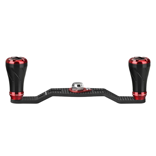 Gomexus силовая ручка карбоновая для Shimano Curado 7x4 мм Daiwa Abu Garcia 8x5 мм baitcasing круглая Катушка Ручка 95 мм как описание - Цвет: red
